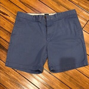 J. Crew Blue Flat Front Shorts